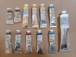 12x Lascaux Artist Acrylfarben 45ml Profi Kuenstler Set
