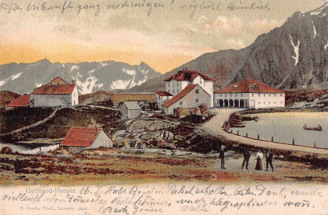 Cartoline postali: 2 uralte Postkarten GOTTHARD MILITÄR – Usato da Winterthur venduto da SchatzchischtliWinti