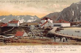 2 uralte Postkarten GOTTHARD MILITÄR