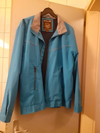 Herren Jacke Atlas For Men blau Reissverschluss Grösse L