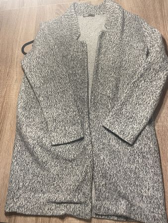 Zara Collection Strickjacke Grau/Weiss, Grösse M, Top Zustan