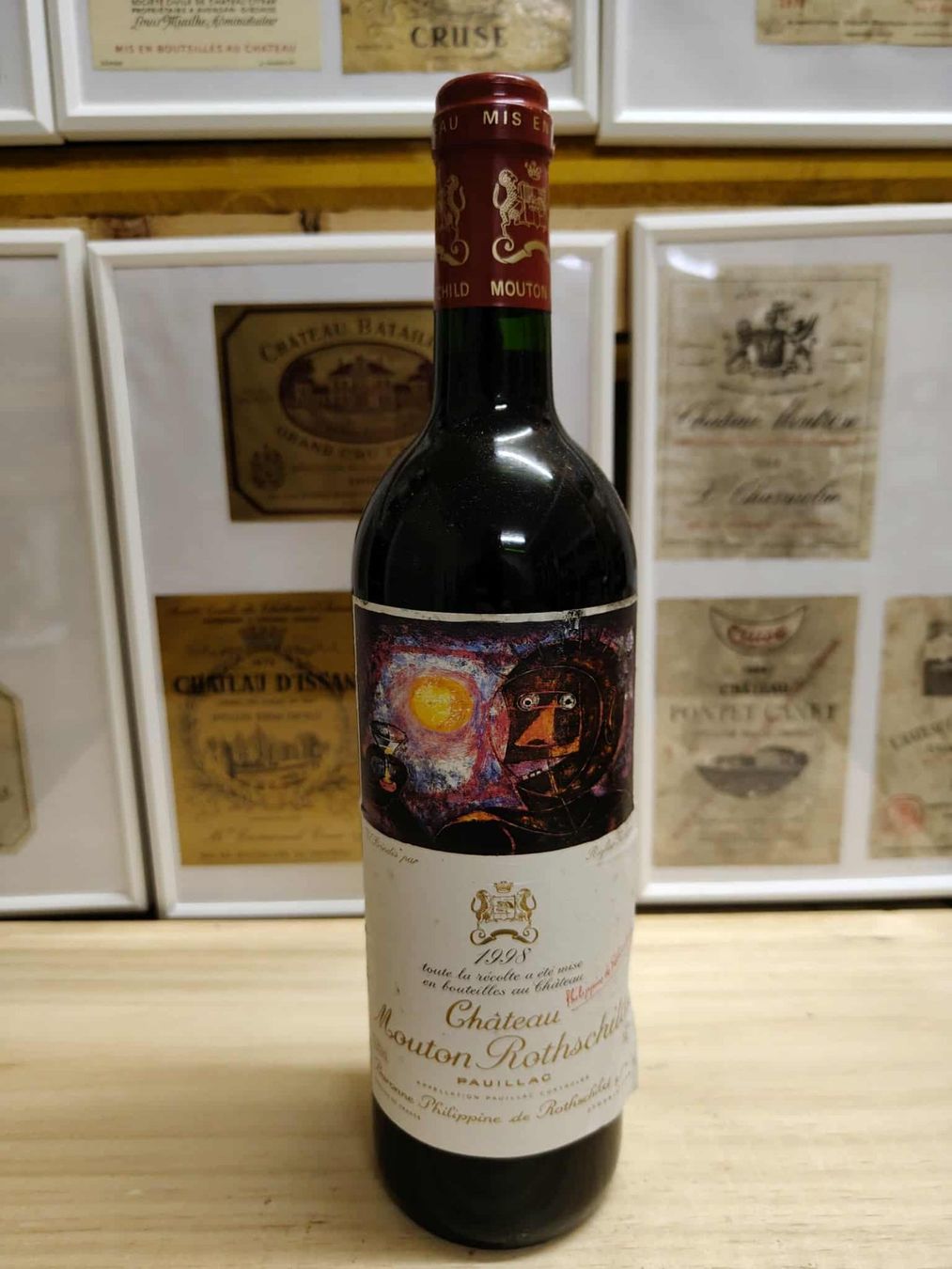 Mouton Rothschild Vino: 1998 CHATEAU MOUTON ROTHSCHILD – Nuovo e nell'imballaggio originale da Münchenstein venduto da weinundspirituosen 1