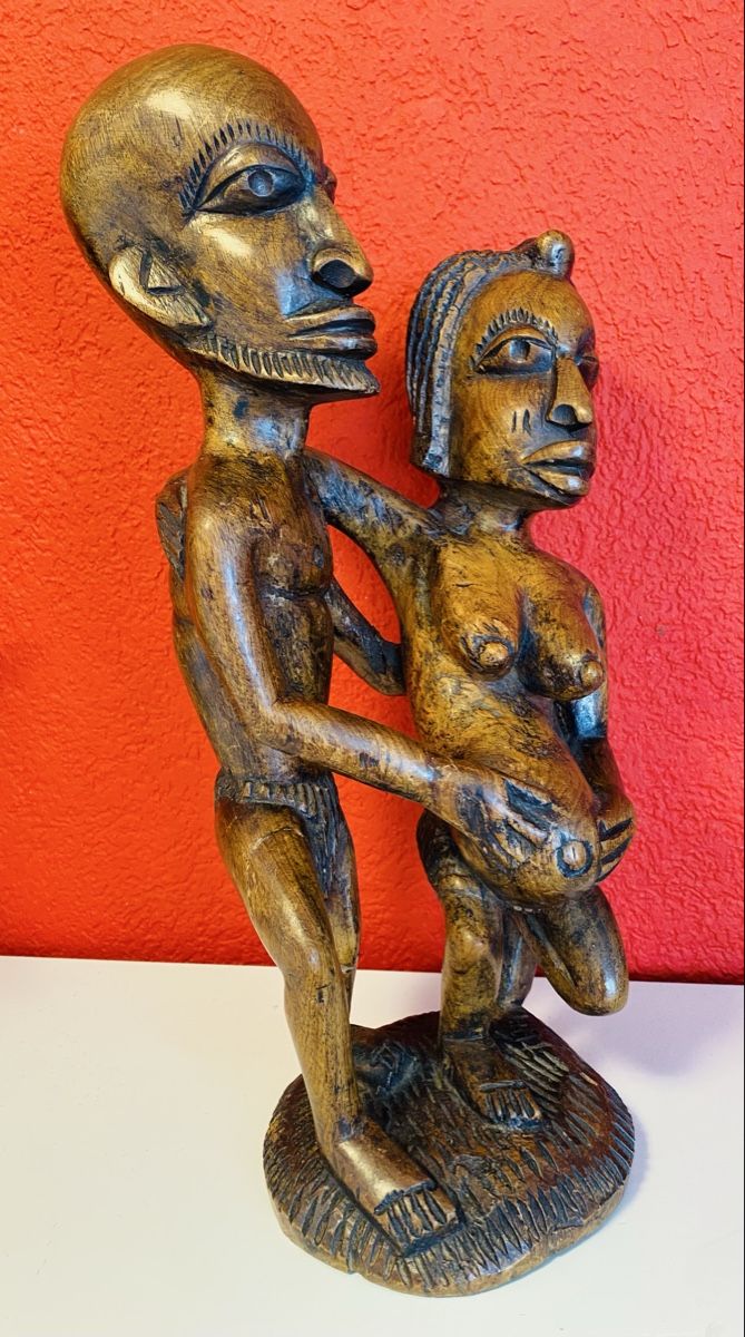 Skulpturen & Statuen: Afrikanische Holzskulptur - Liebe und Fruchtbarkeit – Gebraucht aus Zäziwil von Emlea 4