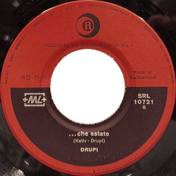 Schallplatten: Drupi: Piccola E Fragile 7" – Gebraucht aus Steinhausen von Vilivinili 1