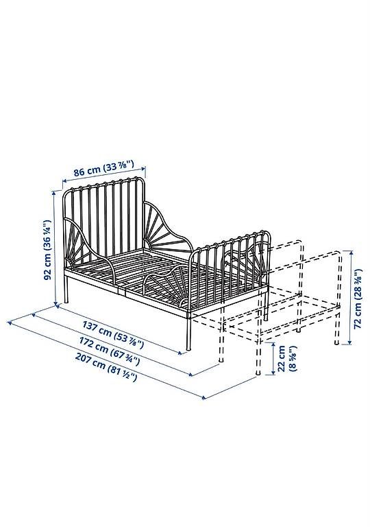 Letti: Minnen Kinderbett von Ikea – Usato da Strengelbach venduto da pat_6jp2 1
