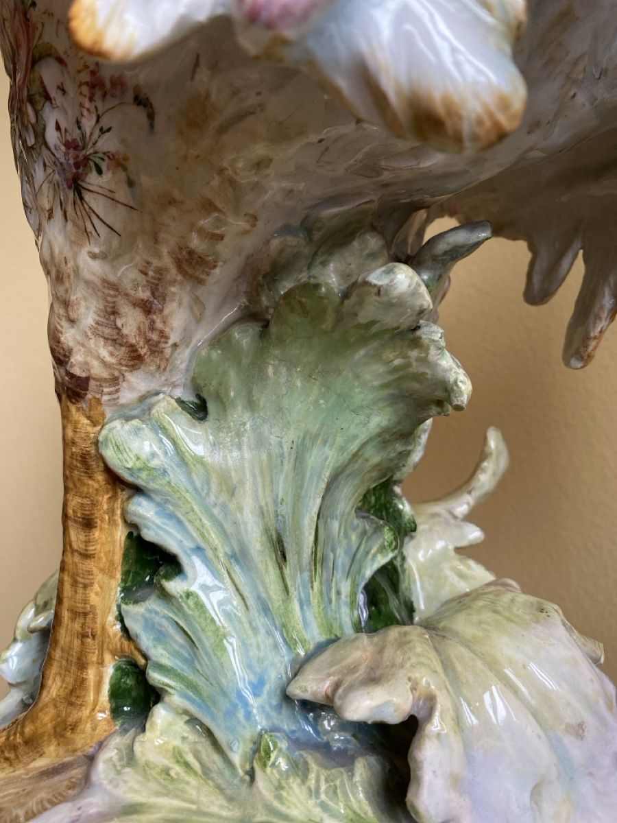 Vasi & Recipienti: Prunkvolle Vase Hahn Neo-Rokoko handbemalt – Usato da Luzern venduto da Gustav-33 8