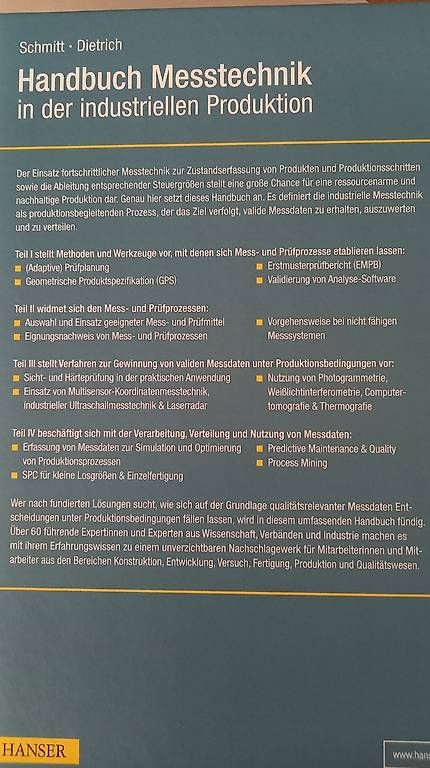Bücher: Handbuch der Messtechnik – Gebraucht aus Hägglingen von sab_9mpp 1