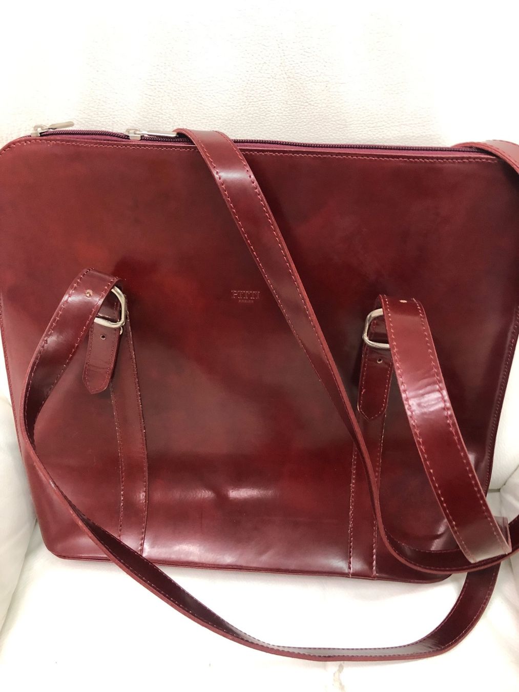 Taschen für Damen: Pitti Ledertasche aus Florenz – Gebraucht aus Basel von sch_9g6x 8