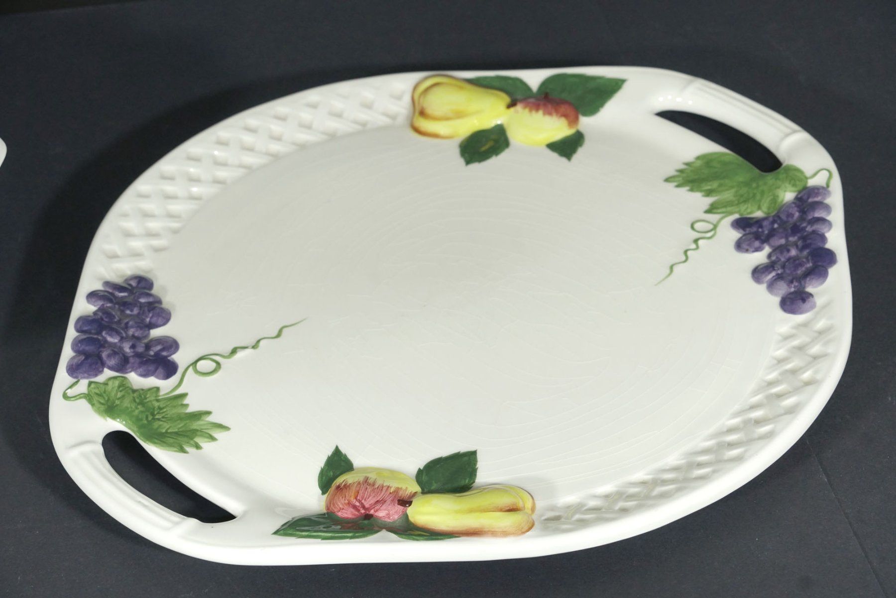 Set di piatti: Majolika Obstplatte und Schale – Usato da Meggen venduto da Trouvaillen 3