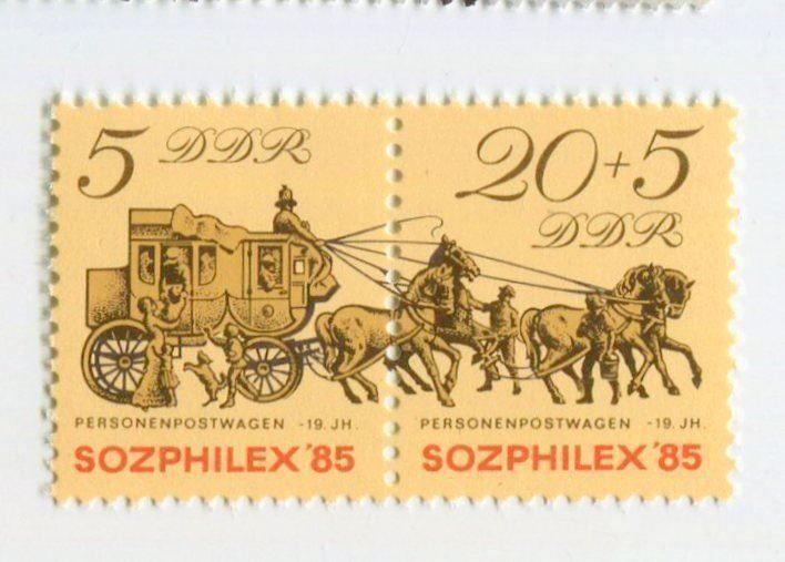 Tous les timbres: Briefmarken "Kutsche". DDR – Neuf avec emballage d'origine à Basel par Butsch5