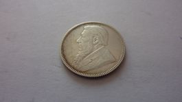 Silbermünze aus Südafrika : 1 Shillings 1894, sehr schön