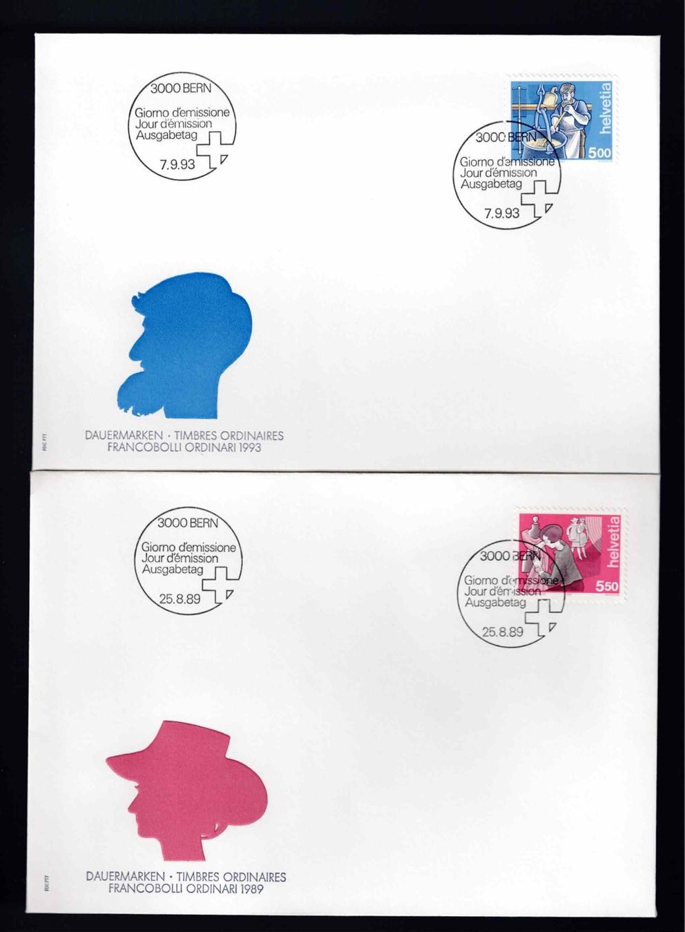 Tutti i francobolli: FDC Satz 1993 und 1989 – Usato da Koblenz venduto da Markenhimmel