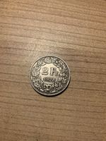 Sehr seltene 2 Schweizer Franken JG 1928