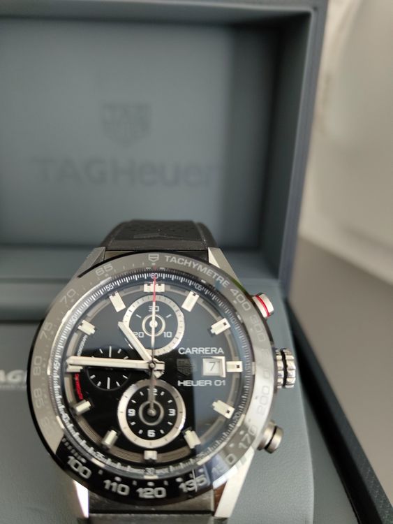 Tag Heuer Orologi: Tag Heuer Carrera 01 (Manuf. Werk) Full Set (TOP Zustand) – Usato da Ehrendingen venduto da Bravo70 3