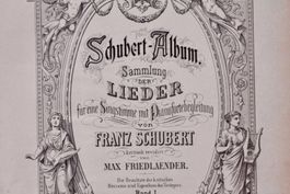 Antikes Schubert Noten Album