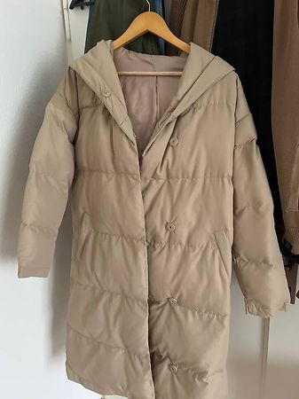 Lange schöne dicke Jacke Größe M
