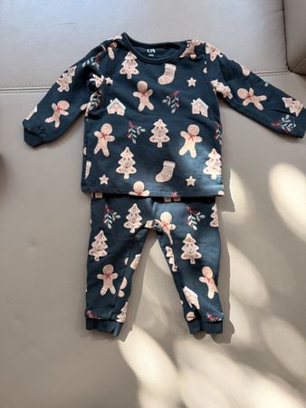 C&A Baby Christmas Pajamas Set - Size 80 / 9-12 Months