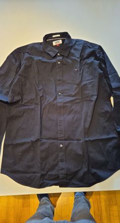 Tommy Hilfiger Hemd, Grösse XXL, Dunkelblau, Slim Fit