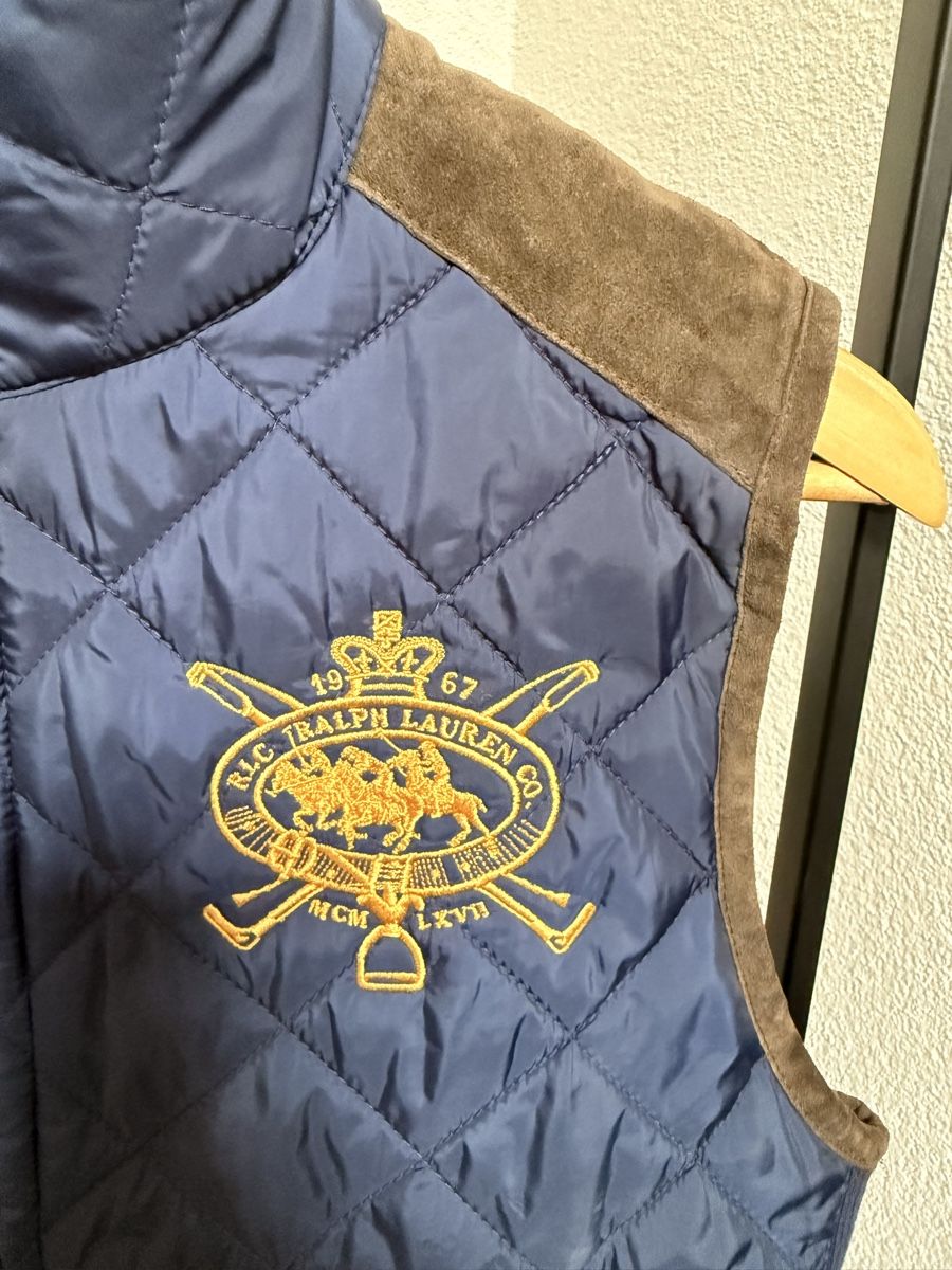 Ralph Lauren Gilet & Giacche senza maniche: Ralph Lauren Weste gesteppt Gr. L Dunkelblau  – Usato da Winterthur venduto da hera05 1