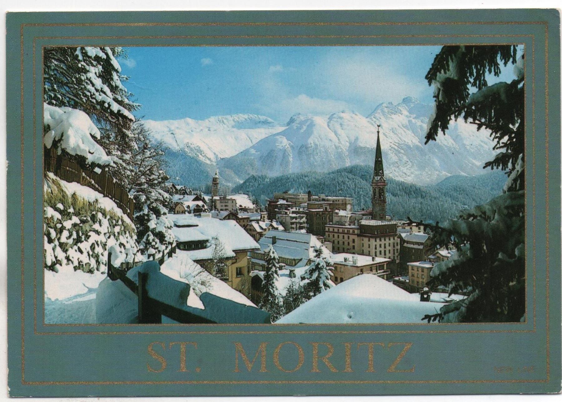 Cartoline postali: ST. MORITZ Nr. 10137 – Usato da Jona venduto da philajona