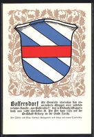 Bassersdorf, Wappen mit rotem Querbalken