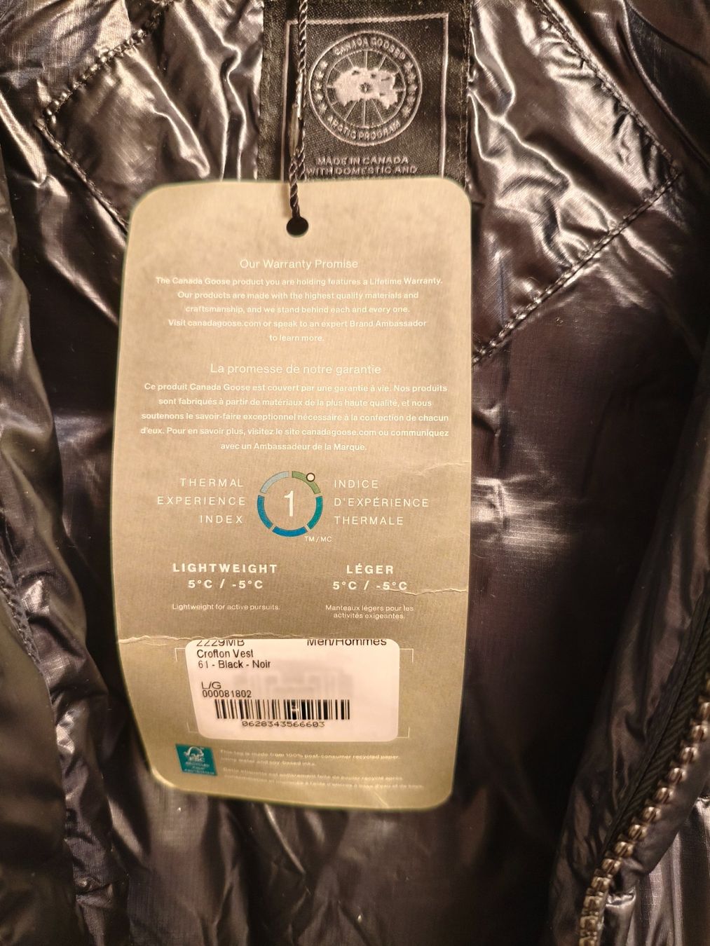 Canada Goose Gilet & Giacche: Canada Goose Vest – Nuovo (secondo la descrizione) da Zürich venduto da gds90 3