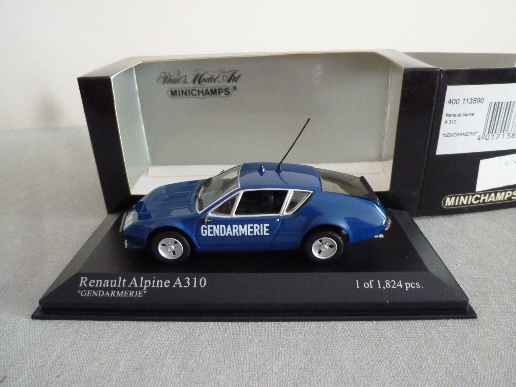 Renault Modellautos: Renault Alpine A310 "Gendarmerie" – Neu und originalverpackt aus Flawil von Imperiosud 1