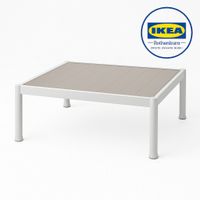 IKEA Tisch SEGERÖN Couti auß 73x73 weiß/beige
