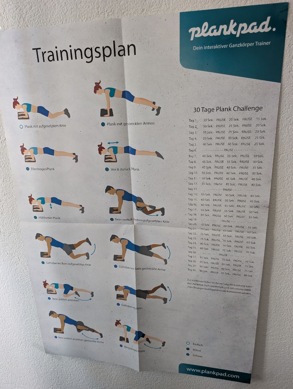Plankpad Hometrainer: Plankpad – Usato da Rheineck venduto da den_q2zy 1