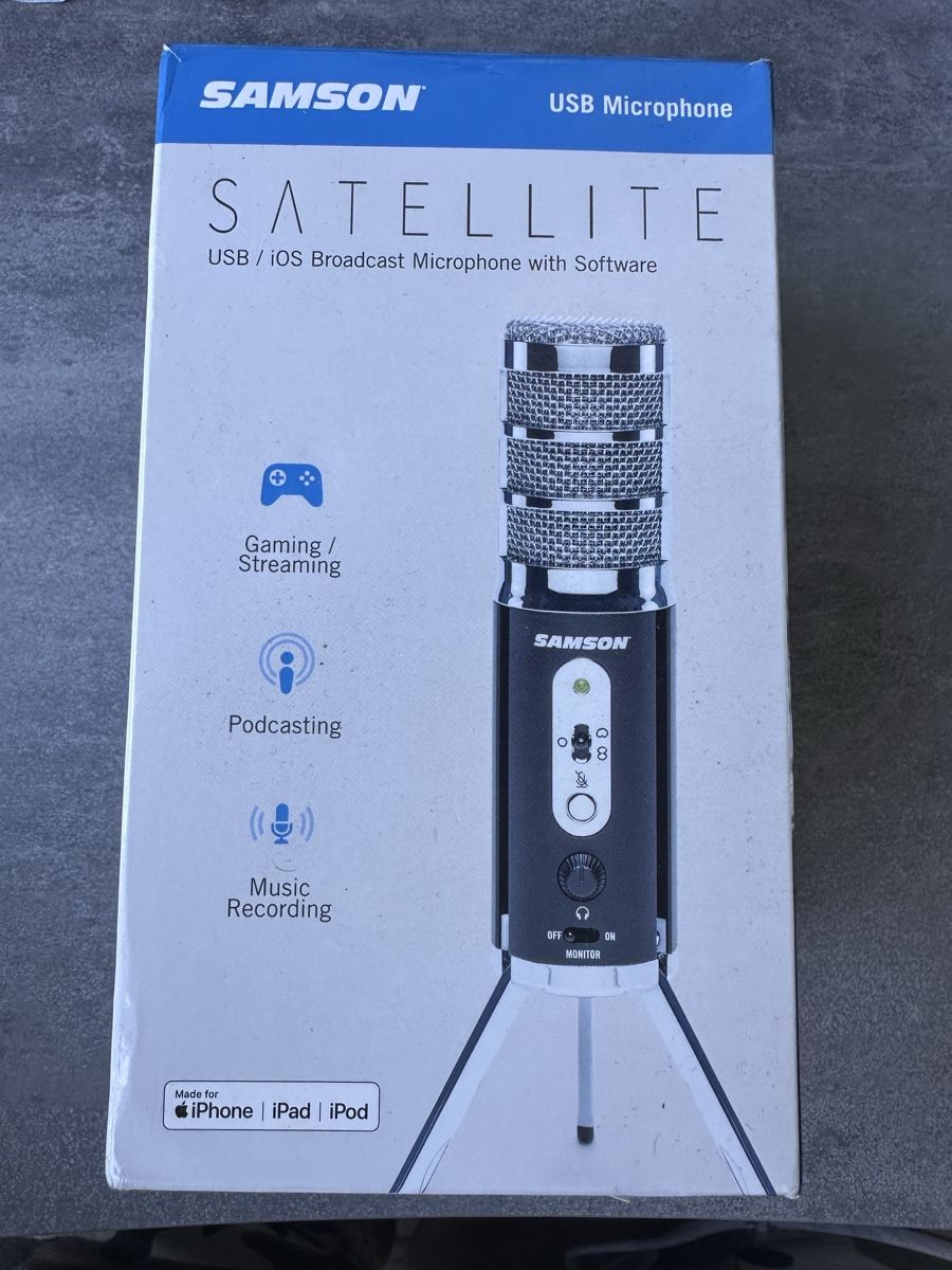 Microfoni: Microphone USB Samson Satellite pour PC Mac et iOS – Nuovo e nell'imballaggio originale da Le Lignon venduto da Latenterouge