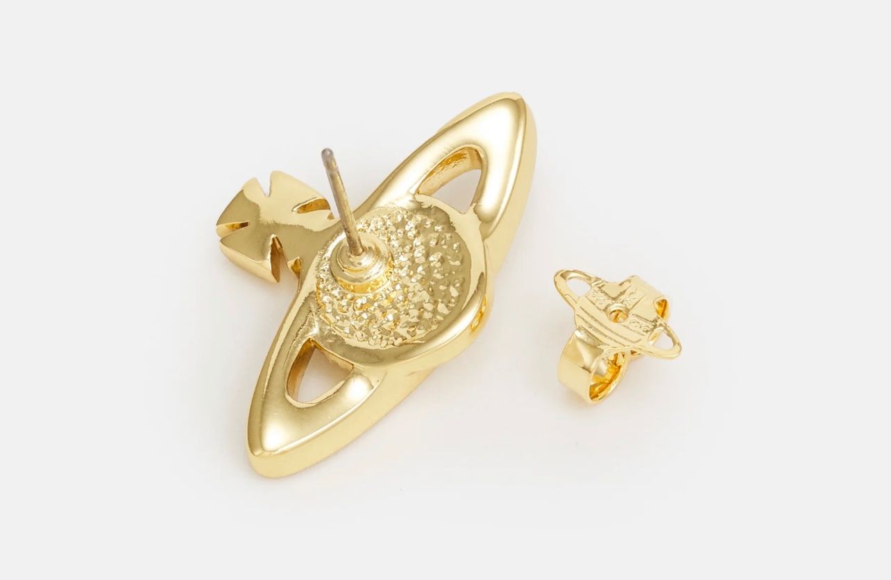 Orecchini pendenti & Orecchini a lobo: *Vivienne Westwood MINI BAS RELIEF EARRINGS - Ohrringe – Nuovo e nell'imballaggio originale da Oberaach venduto da Dandy2021 2