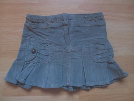 Cord Rock Jupe, blau Gr. 98