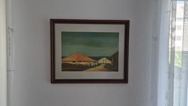 Pierre Michel (1924–2009)  Bild / Juralandschaft gerahmt