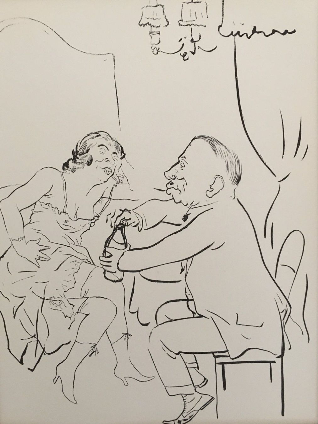 Arts picturaux & lithographies: George Grosz   "Schäferstündchen" – D'occasion à Nennigkofen par babag