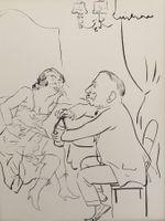 George Grosz   "Schäferstündchen"
