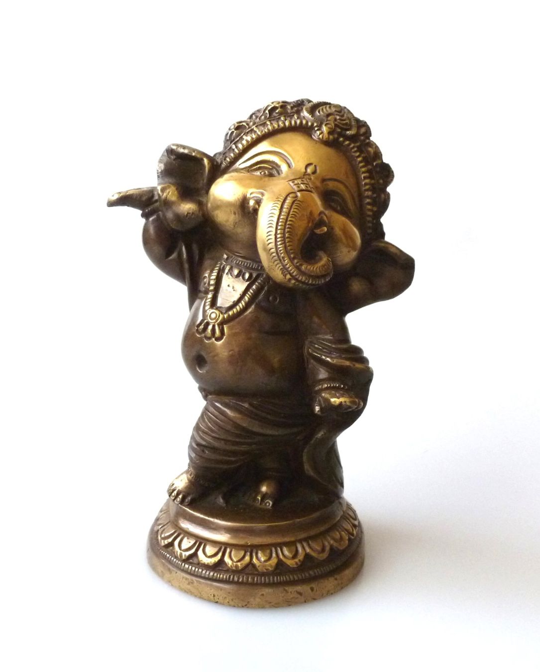 Figuren: Baby-Ganesha - Messing-Figur – Neu und originalverpackt aus Mauren von Yeelen 1