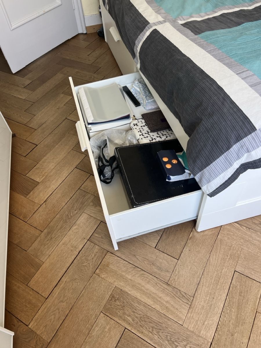 Ikea Betten: Bett mit Schubladen weiss 160x200 cm   – Gebraucht aus Basel von Ostfrau1979 2