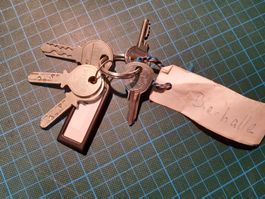 Alter Schlüsselbund Alt 5Stk
