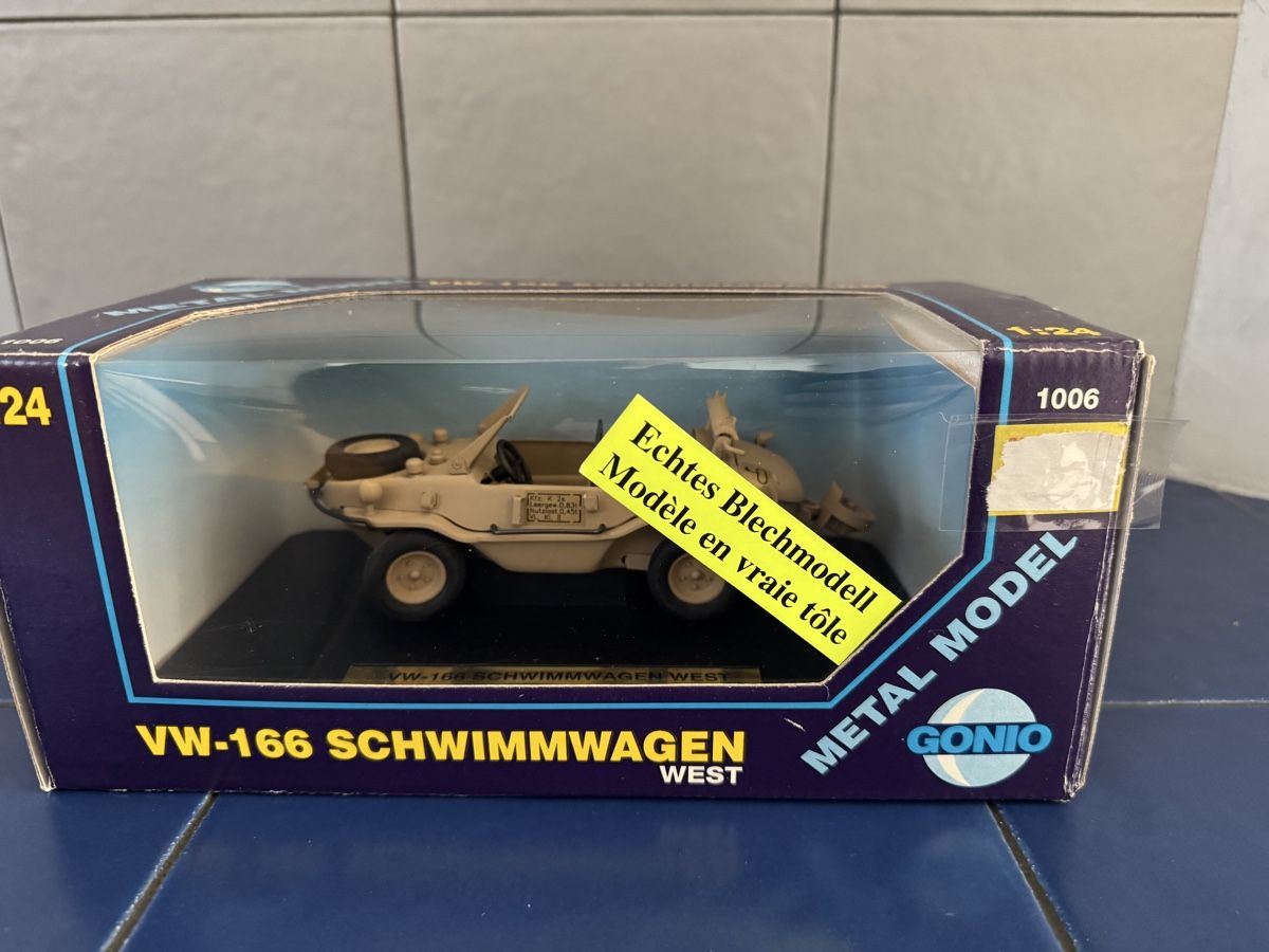 Volkswagen Modellini d'auto: VW-166 Schwimmwagen West – Nuovo e nell'imballaggio originale da Triesen venduto da .SPM. 5