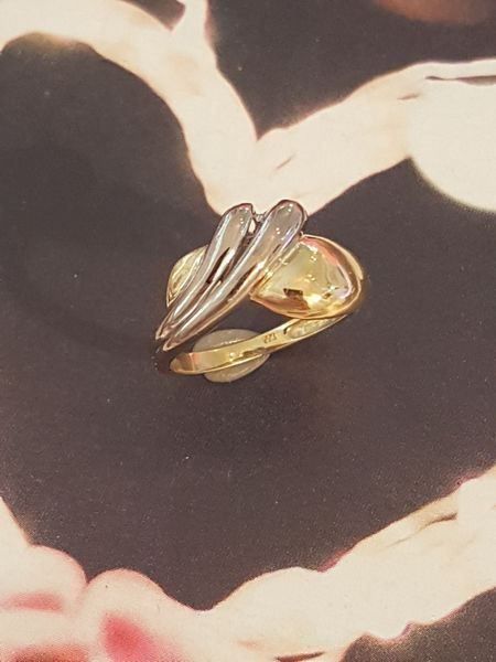 Anelli: Toller 750 Weiss- und Gelbgoldring – Nuovo (secondo la descrizione) da Unterägeri venduto da Altgoldschmuck 4