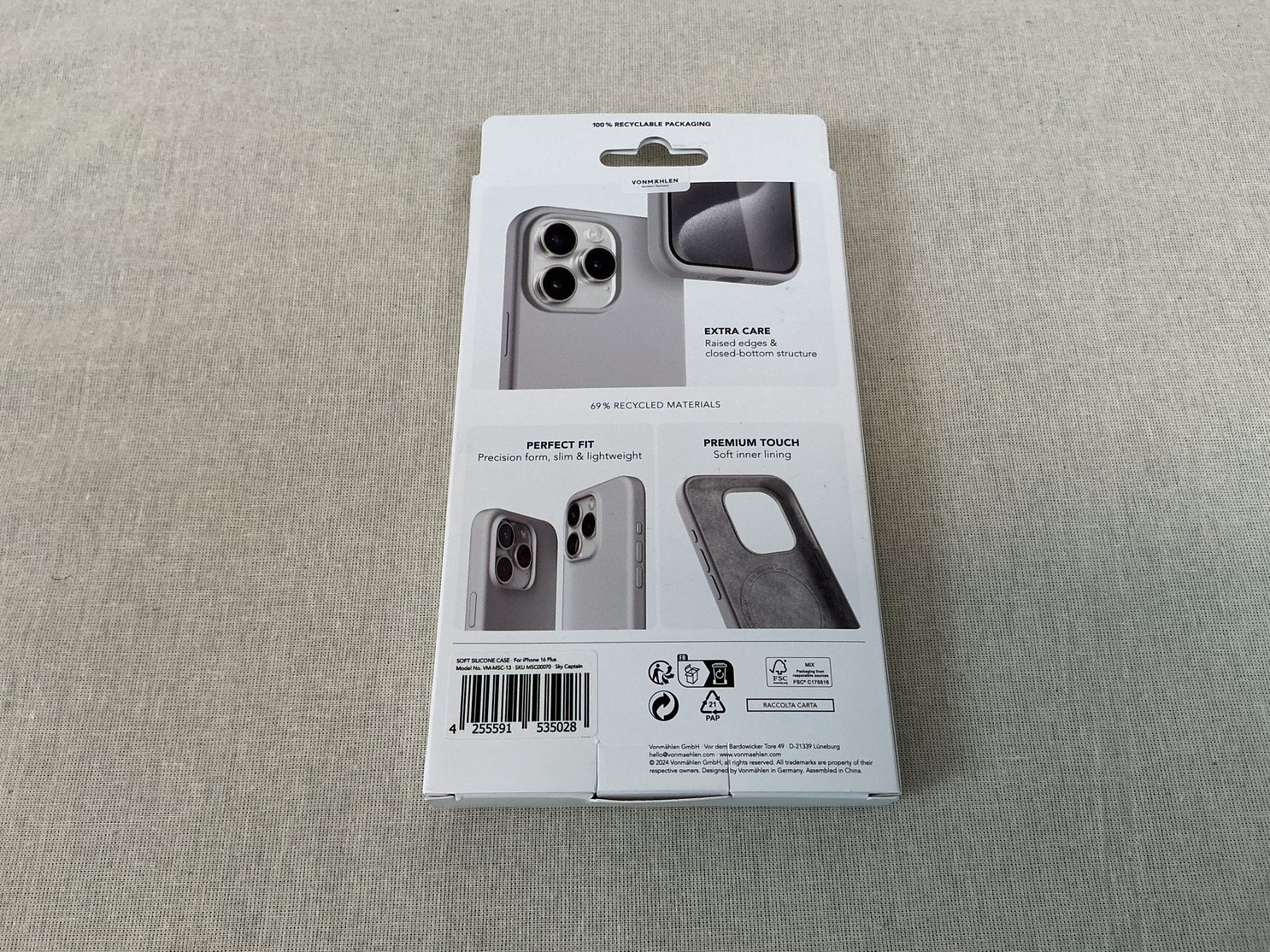 Apple Cover & Protezioni schermo: VONMÄHLEN Silikon Handyhülle – Nuovo (secondo la descrizione) da Richterswil venduto da Restwert_Richterswil 8