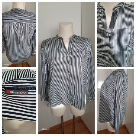 ***STREET ONE*** Bluse Gr 42 gestreift