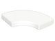 Lego White Tile, Round Corner 2 x 2 Macaroni 64 Stück