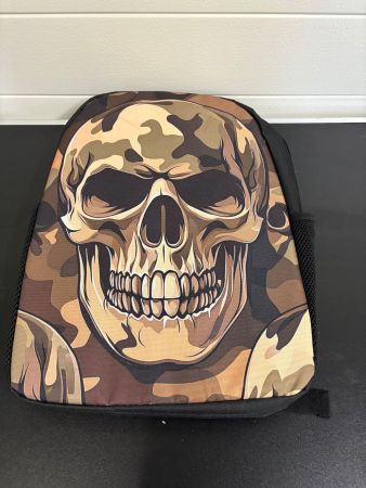 Rucksack Totenkopf Tarnmuster ca. 45 cm neuwertig