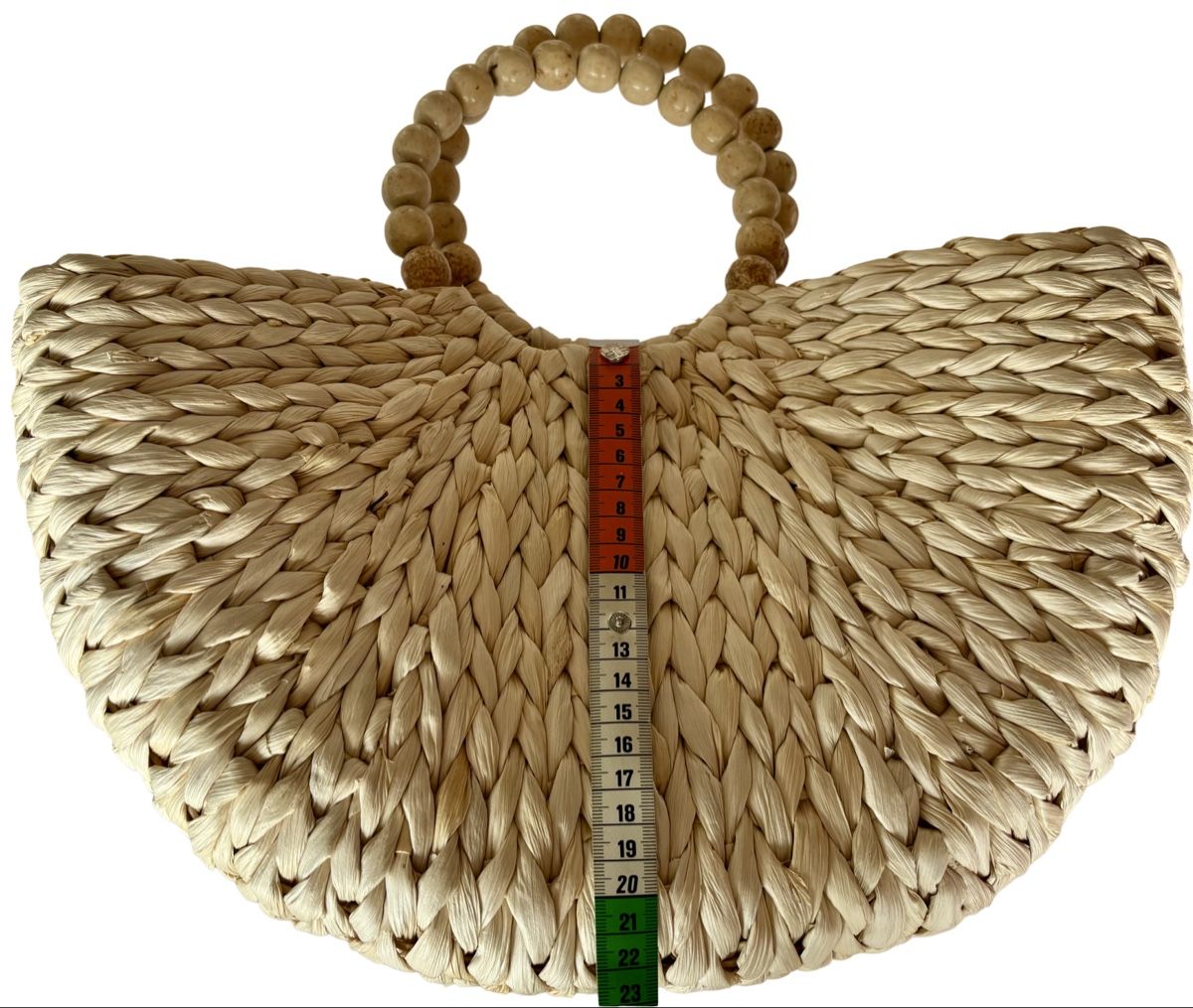 Taschen für Damen: Sac à main paille d'été anse perles bois boho chic – Neu (gemäss Beschreibung) aus Dotzigen von SecondHandGems 4