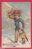 PRÄGEKARTE, HERZLICHEN GLÜCKWUNSCH ZUM NEUEN JAHR, 1.1.1909