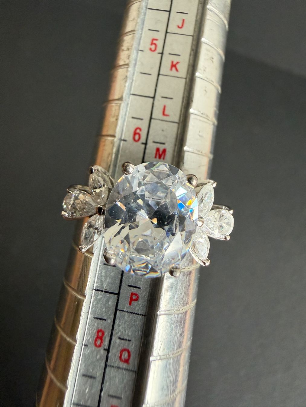 Anelli: Silber Ring mit Zirkonia 925 – Usato da Spiegel b. Bern venduto da Rogger72 4