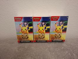3x 30th Anniversary 30th Celebration Booster Bundle DE