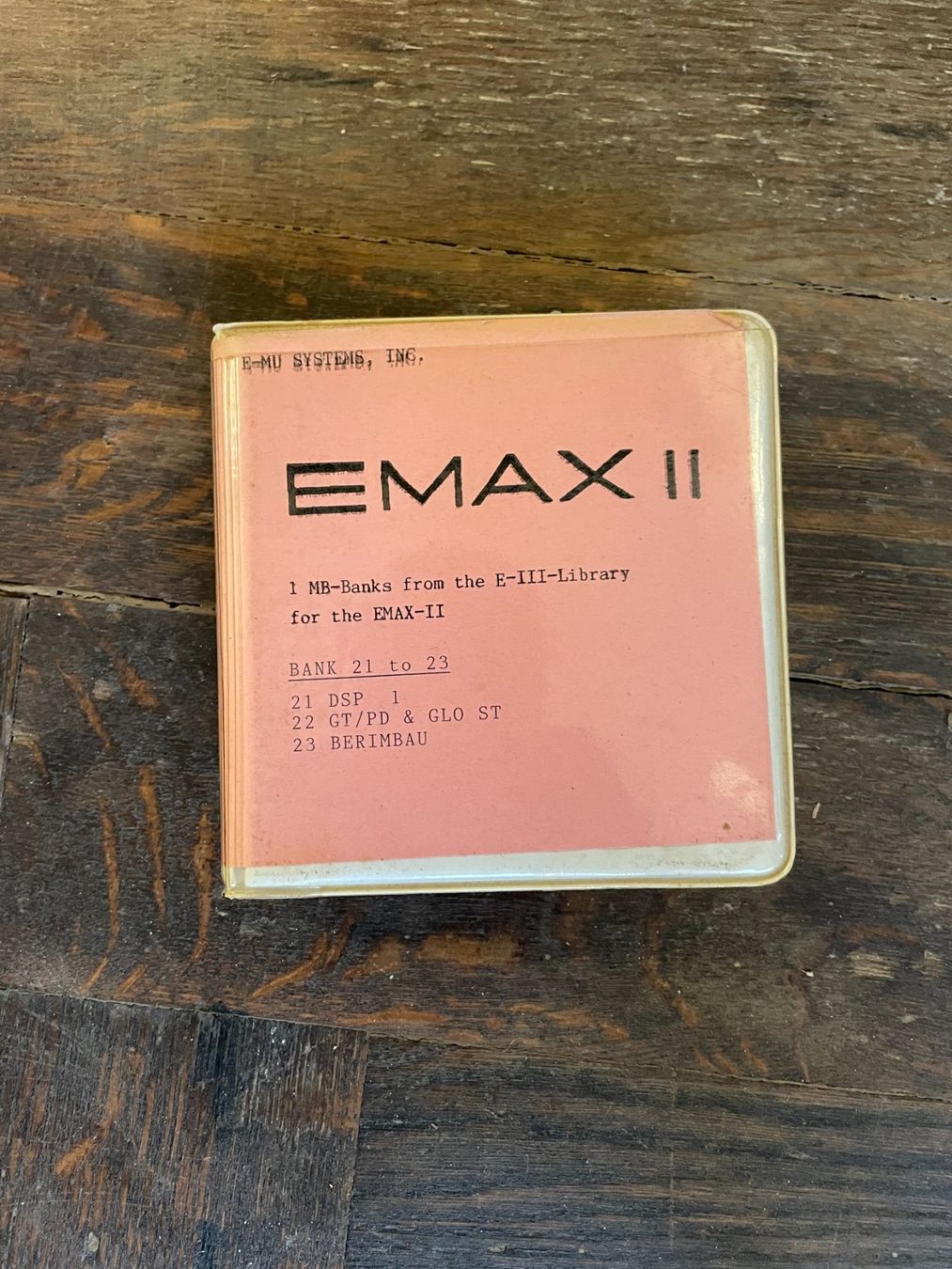 E-Mu Strumenti musicali: E-Mu EMAX II Floppy Library – Usato da Bern venduto da nomitzruk 2