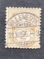 Schweiz 1896 Ziffern 2 Vollstempel VILLENEUVE 21.VIII.96